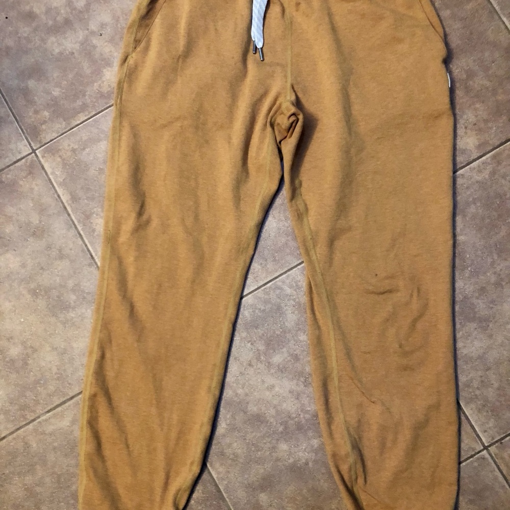 Vuori Mustard Performance Joggers